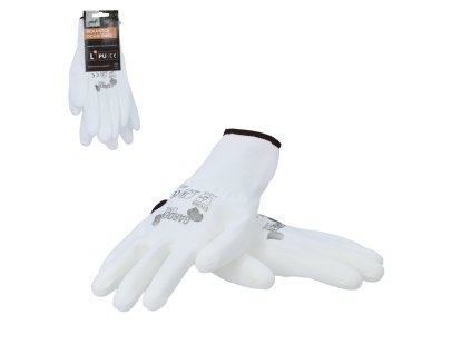 OCHRANNÉ RUKAVICE „9“ PLETENÉ Z POLYESTERU POTIAHNUTÉ POLYURETÁNOM bal=12 *1122