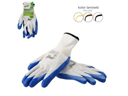 OCHRANNÉ RUKAVICE "10" PLETENÉ Z POLYESTERU POKRYTÉ LATEXOM balenie=12*1177