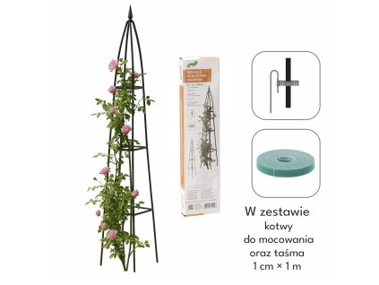 ZÁHRADNÁ PERGOLA PYRAMÍDA 31 x 31 x 200 CM (+ KOTVY) *0293