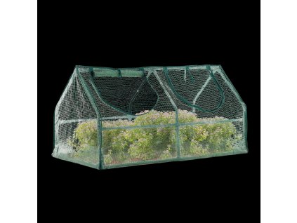 MALÝ ZÁHRADNÝ SKLENÍK ZELENÝ 120 x 62 x H60/30 cm *5521