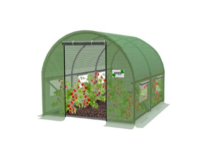 ZÁHRADNÝ FÓLIOVÝ TUNEL 2 SEGMENTOVÝ ZELENÝ 2 x 2 x 2 M *5545