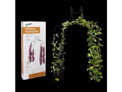 ZÁHRADNÁ PERGOLA 150 x 37 x 240 CM (+ KOTVY) *6078