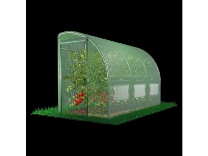 ZÁHRADNÝ FÓLIOVNÍK 3-SEGMENTOVÝ "POLOVICA" ZELENÝ 3x1,5x2 m *1422