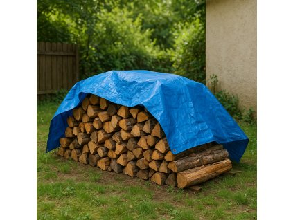 PLACHTA 4 x 5 M (+/- 5 %) 50GSM 3%UV MODRÁ *4102