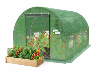 ZÁHRADNÝ FÓLIOVÝ TUNEL 3 SEGMENTOVÝ ZELENÝ NEW SOLUTION 3 x 2 x 2 M *5207