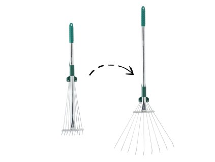 REGULOVATEĽNÉ METLO-HRABLE ŠÍR.11,5-28 CM DĹ.54-73 CM *9050