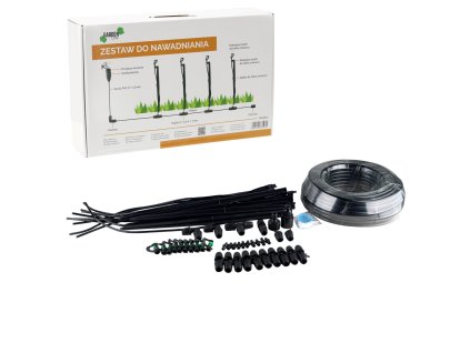 SÚPRAVA NA KVAPKAJÚCU ZÁVLAHU S 10 KS OTOČNÝMI MIKROPOSTREKOVAČMI *5072