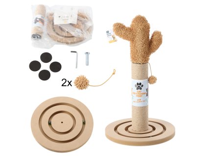 ŠKRABADLO PRE MAČKU KAKTUS 41 X 41 X 118 CM *9424