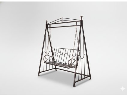 ZÁHRADNÁ HOJDAČKA 162 x 90 x 205 CM ANTICKÝ BRONZ *1418