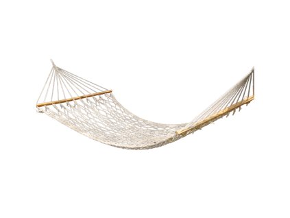 ŠNÚRKOVÁ HOJDAČKA 200 x 80 CM BÉŽOVÁ *5257