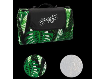 PIKNIKOVÁ DEKA 200x200 CM S IZOLÁCIOU MONSTERA *5769