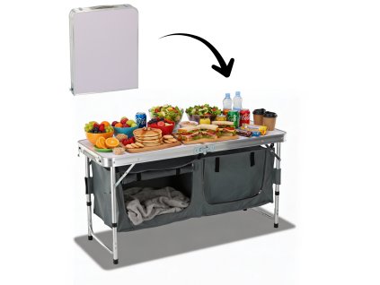 SKLADACIA TURISTICKÁ KEMPINGOVÁ SKRINKA 120 x 47 x 68 CM *8432