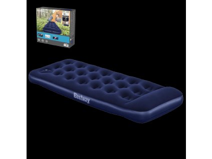 JEDNOLÔŽKOVÝ NAFUKOVACÍ MATRAC S NOŽNOU PUMPOU 185 x 76 x 28 CM *8864