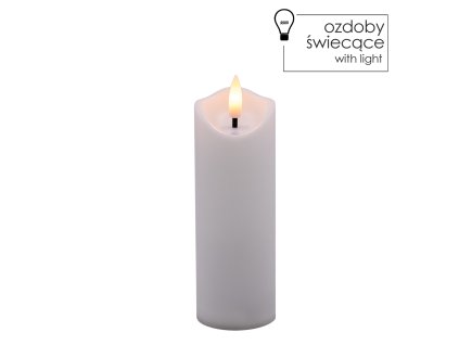 LED SVIEČKA BIELA 5 X 15 CM *9346