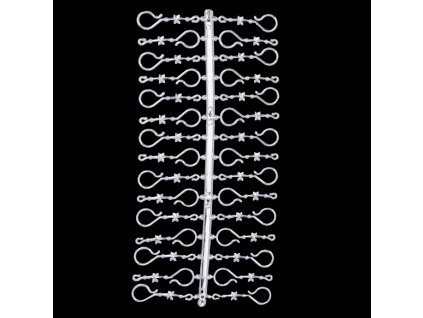 STRIEBORNÉ HÁČIKY NA VIANOČNÉ OZDOBY A'30 *0159