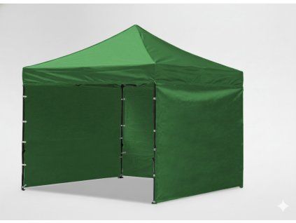 Predajný stan 3 x 3 m zelený CH-NAM7472