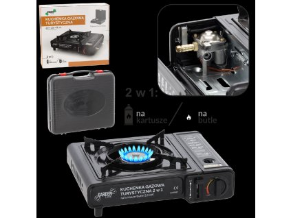 TURISTICKÝ PLYNOVÝ VARIČ NA KARTUŠE 34 x 25 x 8 CM *0957