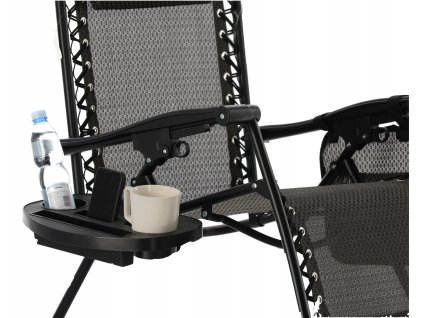 SKLADACIA ZÁHRADNÁ LEŽADLO S PODNOŽKOU, VRECKOM A OPIERKOU HLAVY *2753