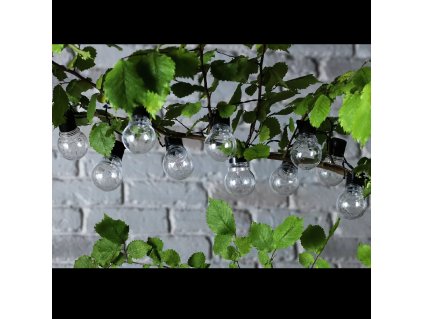 SOLÁRNA ZÁHRADNÁ GIRLANDA DL. 2 + 1,8 M LUCA 10 LED STUDENÁ BIELA *3590