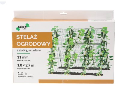 ZÁHRADNÝ RÁM 1,2 M PRIEM.11 MM S SIEŤOU 1,8 x 2,7 M *5424