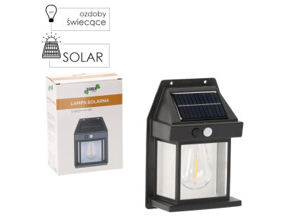 SOLÁRNA LED LAMPA SO SNÍMAČOM POHYBU 12 x 17 x 5,8 CM *5639