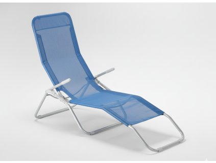 MODRÁ ZÁHRADNÁ LEŽADLO 137x58x24/H94 cm *7198