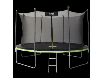 TRAMPOLÍNA 12FT 374 CM S REBRÍKOM A VNÚTORNOU SIEŤOU *4286