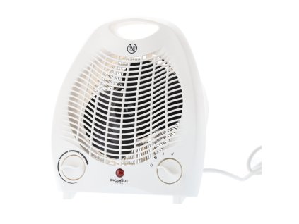 ELEKTRICKÝ TEPLENÝ VENTILÁTOR / FARELKA S BEZPEČNÝM VYPÍNAČOM BIELA 2000W *7254