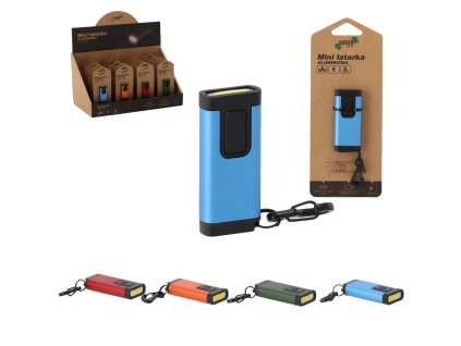 HLINÍKOVÁ BATERKA MIX FARIEB 1W USB C disp=24 ks *0987