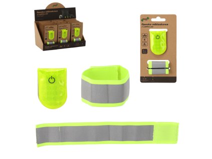 REFLEXNÁ PÁSKA S LED SVETLOM 1ks