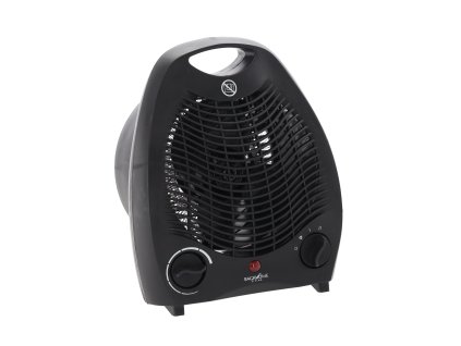ELEKTRICKÝ TEPLOVENTILÁTOR / FARELKA S BEZPEČNÝM VYPÍNAČOM ČIERNA 2000 W *3001