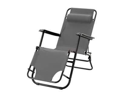 SKLADACIA ZÁHRADNÁ LEŽADLO S OPIERKOU HLAVY SIVÉ *6896
