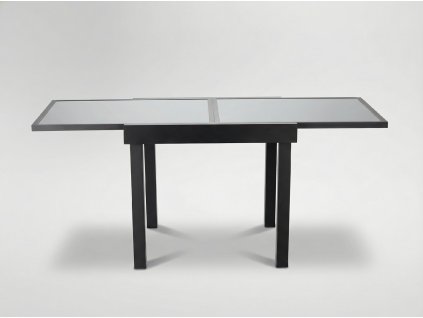 ROZKLADACÍ HLINÍKOVÝ STÔL "OLIVER" 90/180 x 90 x 75,5 CM *0398