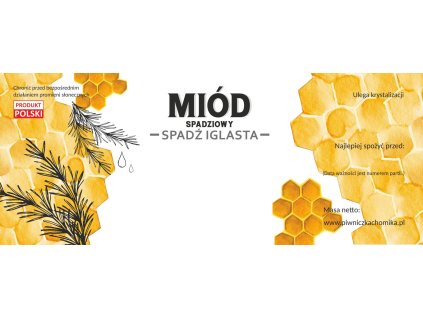 SADA 100 ETIKIET MEDOVÁ ROSA - IHLIČNATÁ ROSA 154 x 60 MM *8221