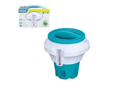 DÁVKOVAČ / PLAVÁK NA BAZÉNOVÚ CHÉMIU *7317