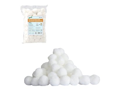 FILTRAČNÉ GULIČKY BIELE 5CM PRE PIESKOVÉ ČERPADLÁ 700G *7565