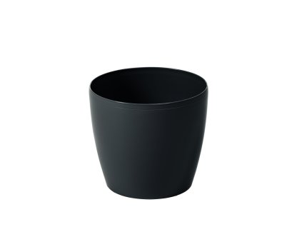 OBAL NA KVETINÁČ MAGNÓLIA 120 MM ČIERNY*42005