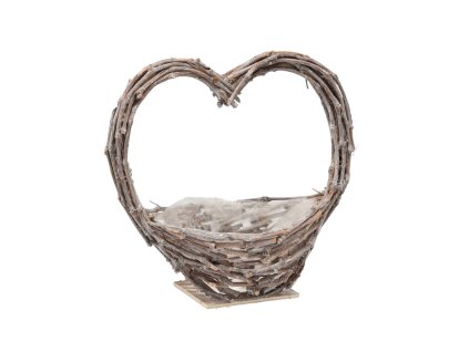 PRÚTENÝ KRYT SRDCE 42 X 16 X 42 CM STOJACÍ *9186