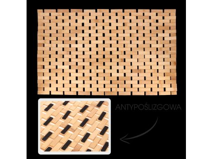 BAMBUSOVÁ KÚPEĽŇOVÁ ROHOŽKA "BARBADOS" 50 x 70 CM *3432