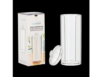 NÁDOBA NA KOZMETICKÉ TAMPÓNY 18 X 7 CM *6568