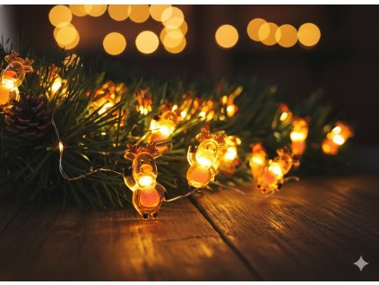 LED SVETELNÁ REŤAZ SOBY 20L NA BATÉRIE bal=20ks *4161