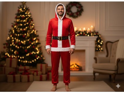 MIKULÁŠOV KOSTÝM 1-DIELNY VEĽKOSŤ L *6811