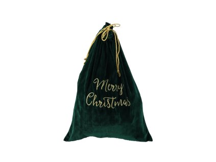 DARČEKOVÉ VRECE 50 x 70 CM ZELENÝ "VESELÉ VIANOCE" balenie=12ks *0240