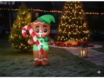 NADÚVANÝ PERNÍK LED 180 CM *0332