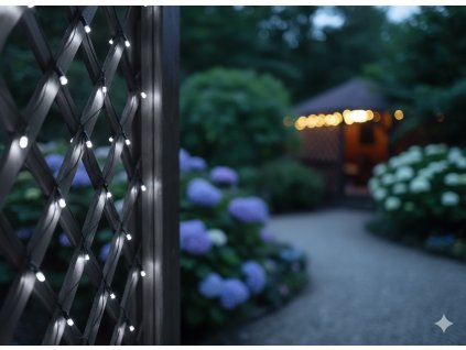 LED SIEŤOVÁ ZÁCLONA 256L STUDENÁ BIELA 2 x 2 M VNÚTRI/VONKU *1698