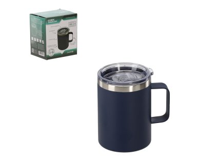 TERMOS S RÚČKOU 350 ML TMAVOMODRÝ *4019