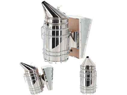 VČELÁRSKY PODFÚKAČ Z NEHRDZAVEJÚCEJ OCELE 28 CM *6648