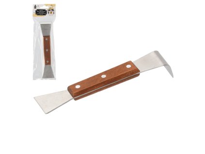 NEHRDZAVEJÚCE VČELÁRSKE DLÁTO V DREVENOM DRŽIAKU 20 CM *4056