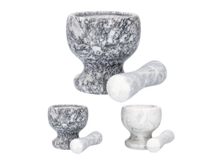 MARMOROVÝ MAŽIAR 12,5 X 12,5 CM BIA*9816