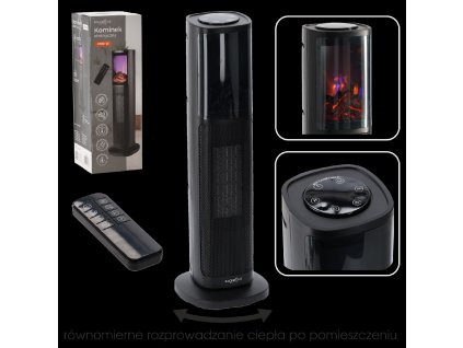 STĹPOVÝ ELEKTRICKÝ KRB - 20 x 20 x 64 CM - 2000W *2633